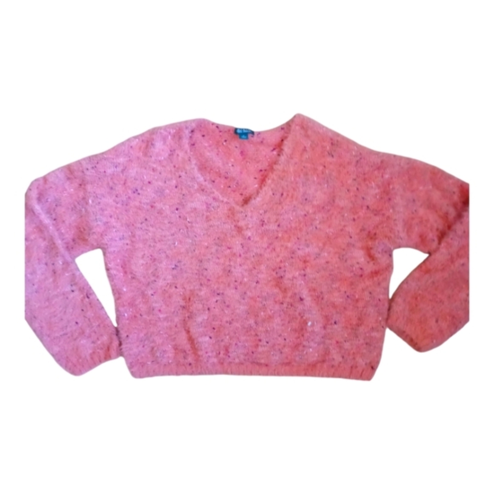 Wild Fable: Thick Fuzzy V-Neck Sweater